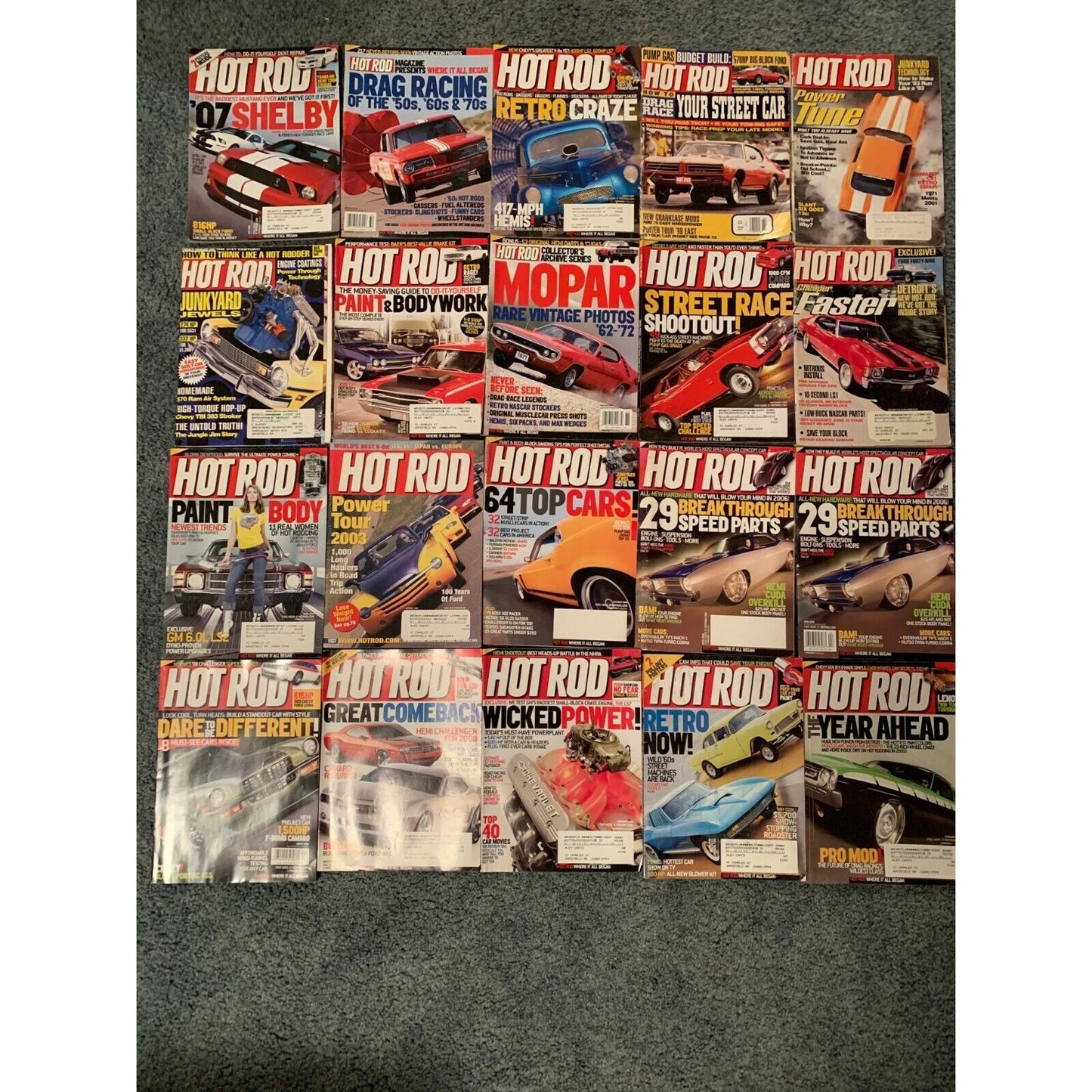 Hot Rod Magazines - Lot of 20