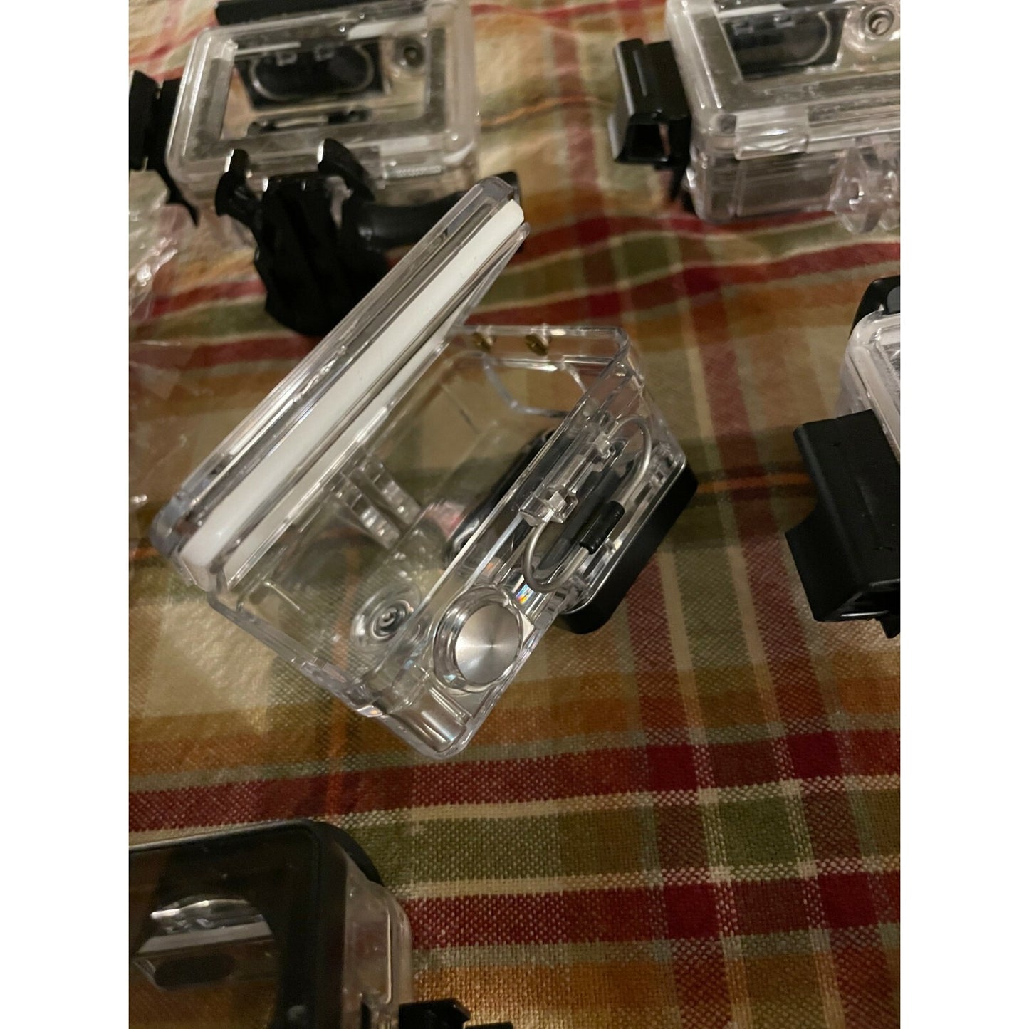 GoPro Hero 3, 3+, 4 Cases - Lot of 9, Various Cases case open closeup