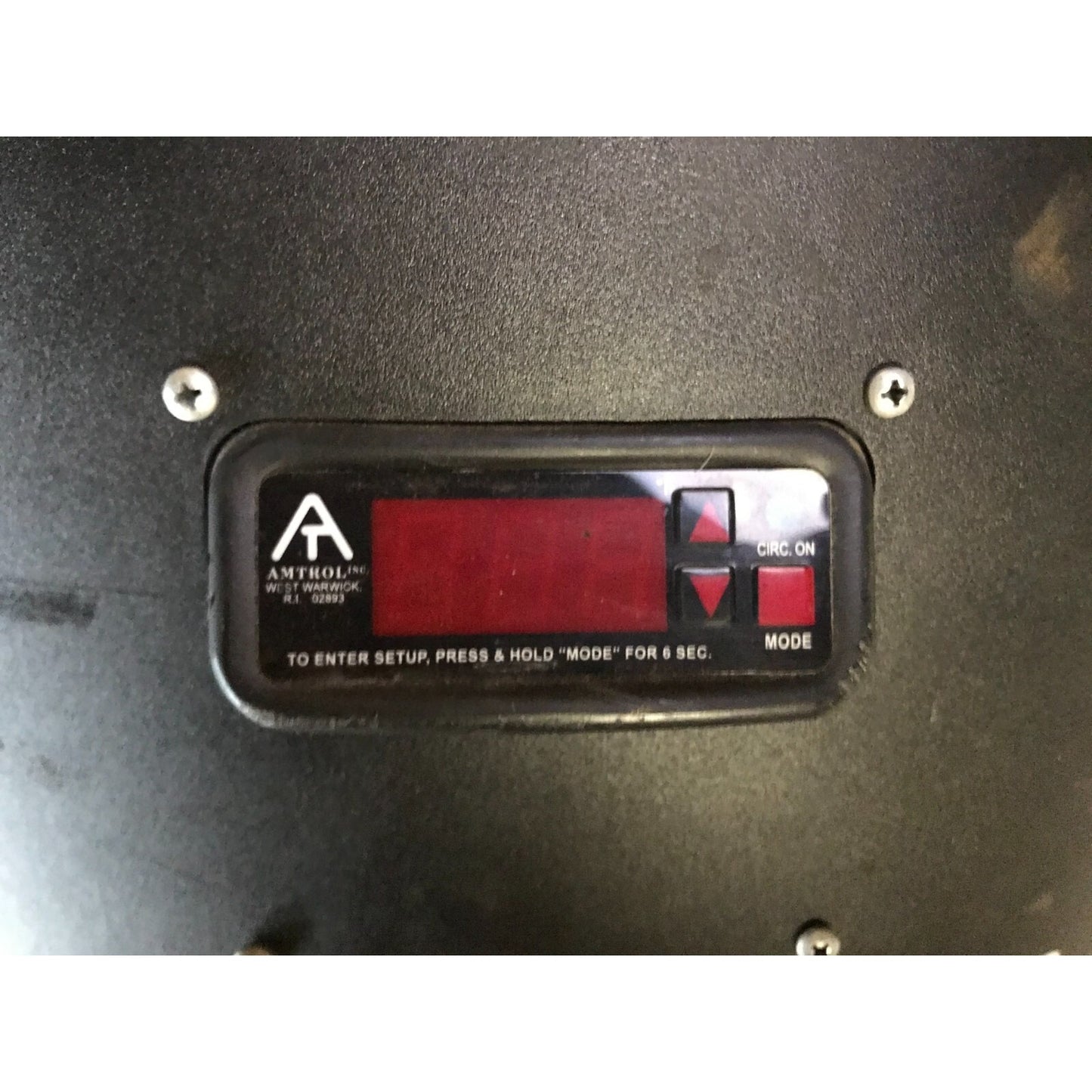 Amtrol 9040-636 Rev E Smart Control Panel display closeup