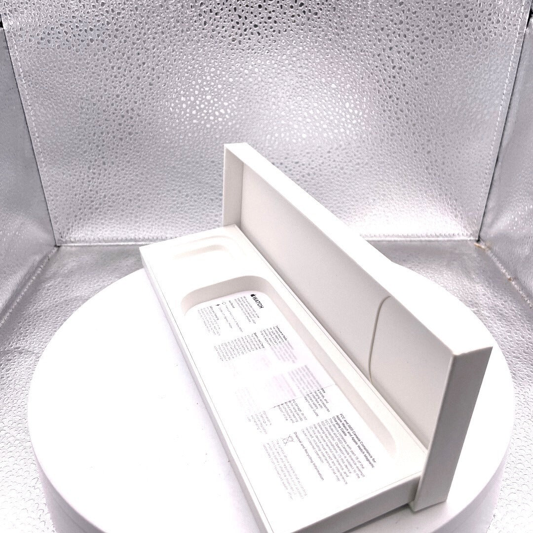 Genuine Apple Watch SE (Gen 2) Empty BOX ONLY, Fits Model MXE73LL/A interior of box