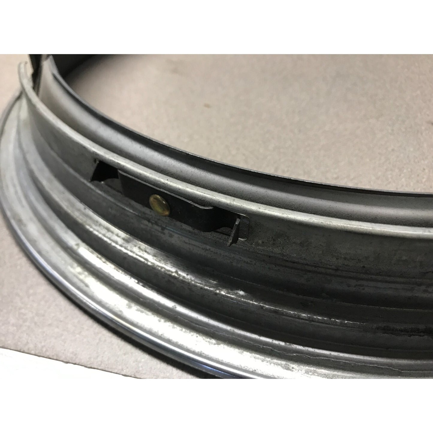 Lot 4 1966 Pontiac GTO OEM Wheel Trim Rings closeup