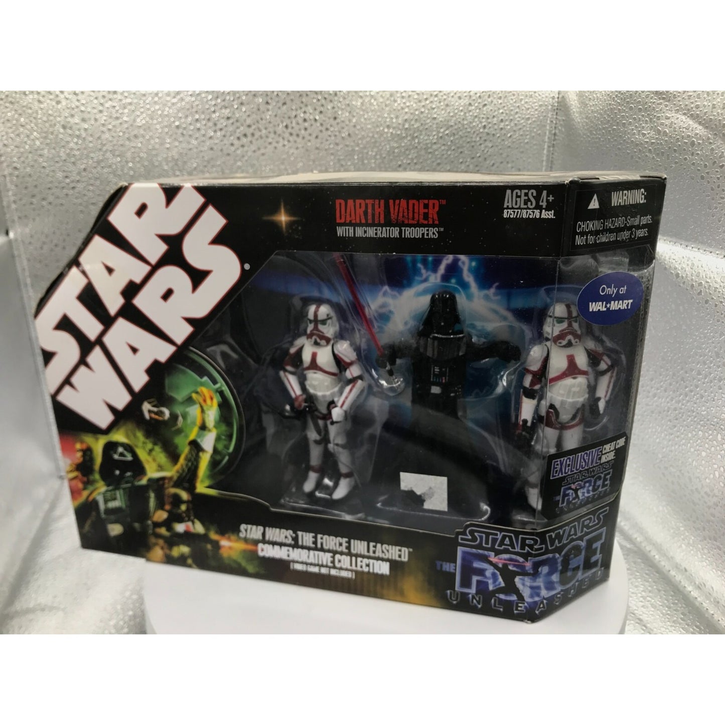 Hasbro Star Wars Darth Vader with Incinerator Troopers Action Figures front of package item displayed