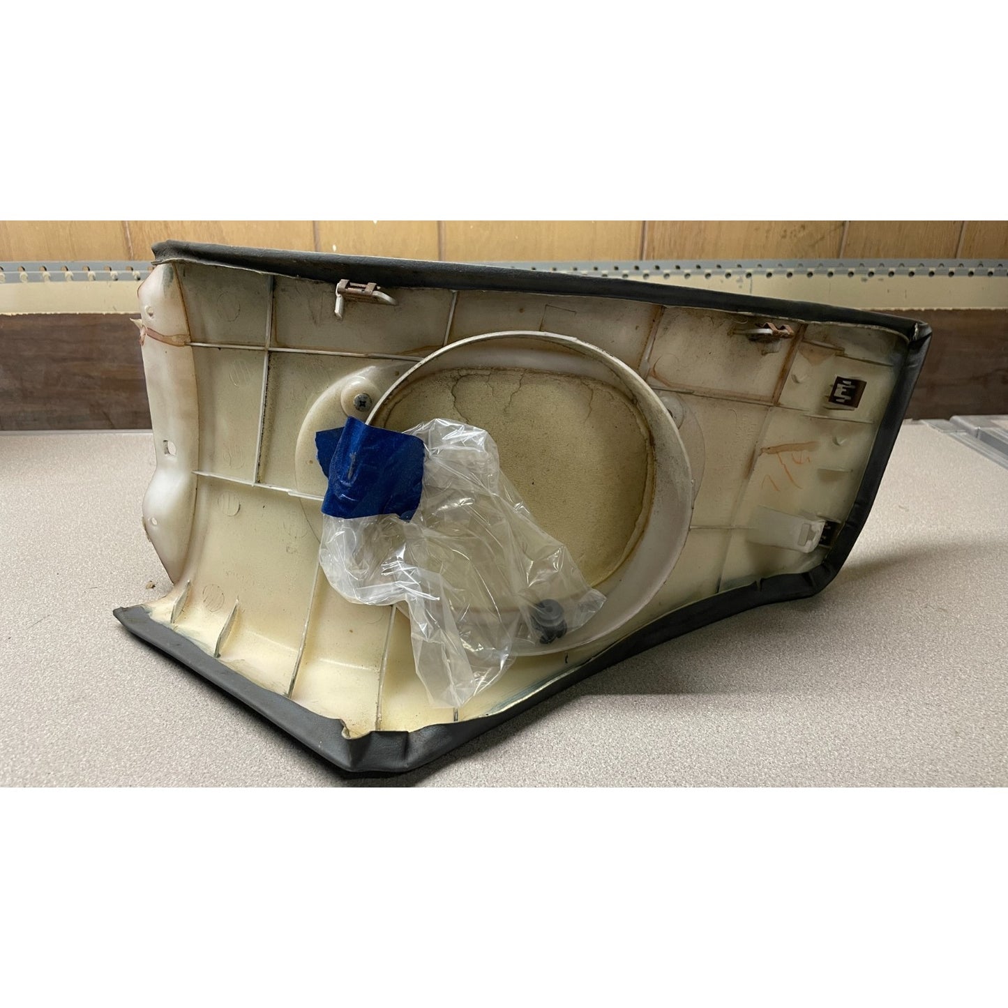 OEM Honda Civic Del Sol Left Upper Rear Speaker Cover 83782-SR2-0000 back side view