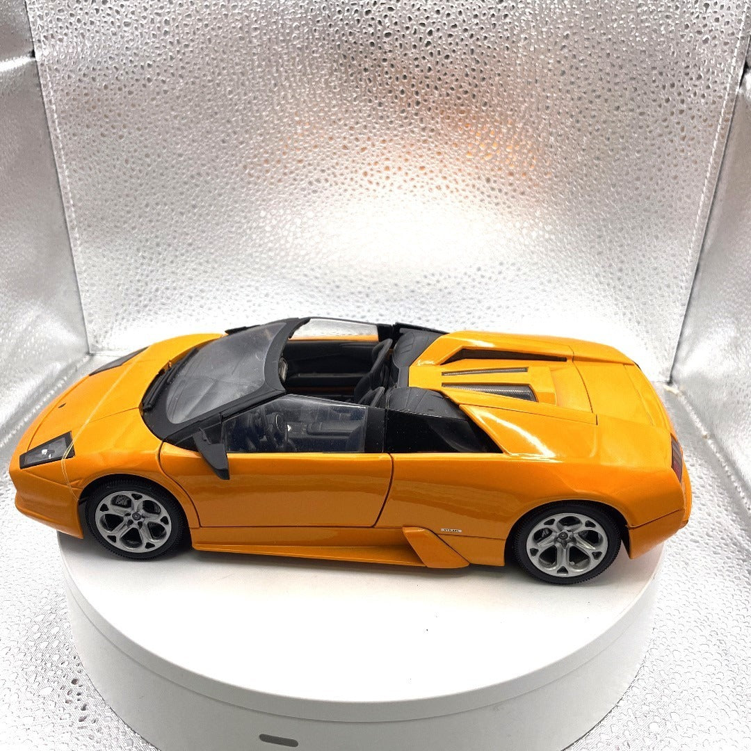 Motor Max Lamborghini Murciélago Roadster Orange Die Cast, Scale: 1/18, No. 73169 drivers side view