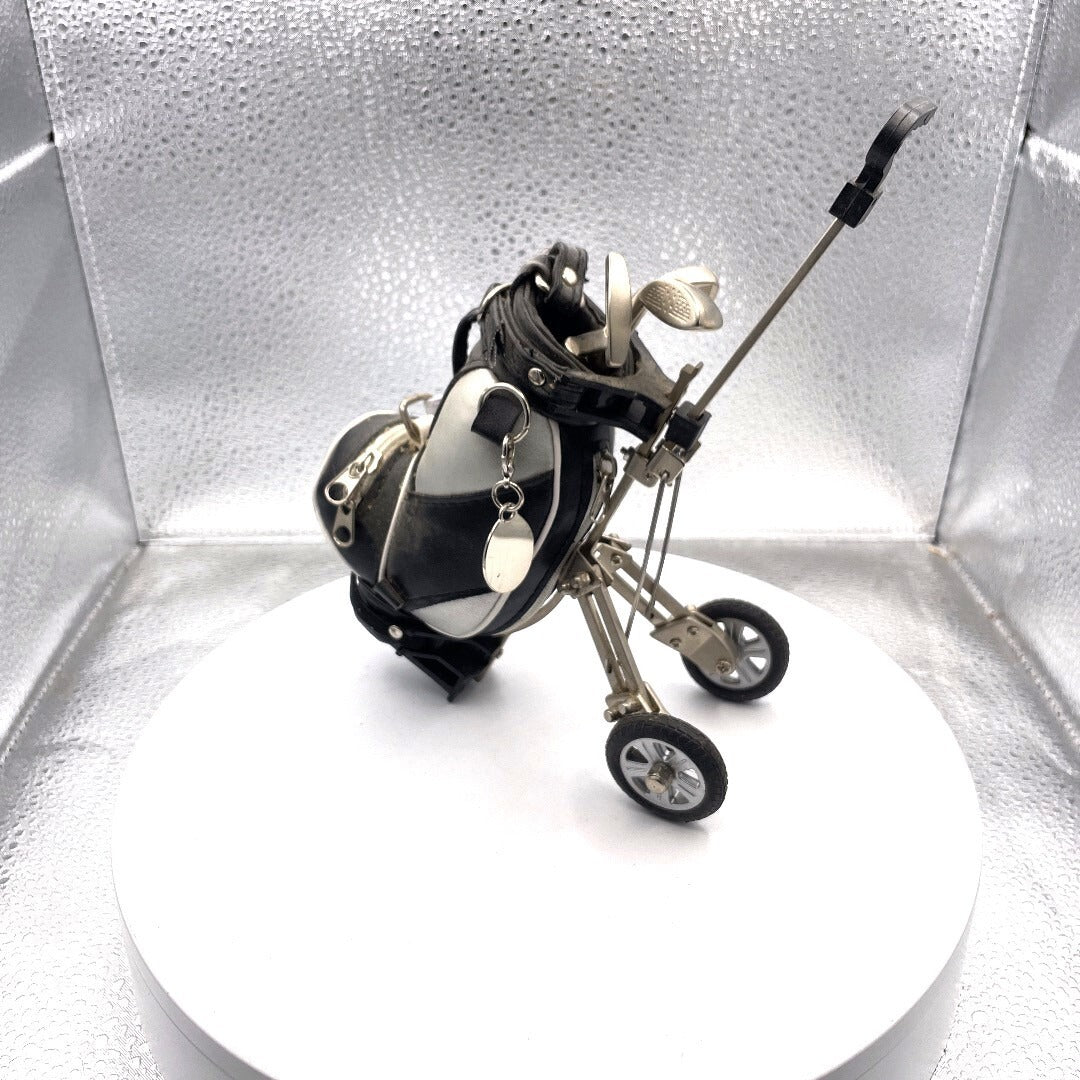 Sheridan Non Tarnish Golf Bag Pen Holder and Golf Club Pens left/back side view
