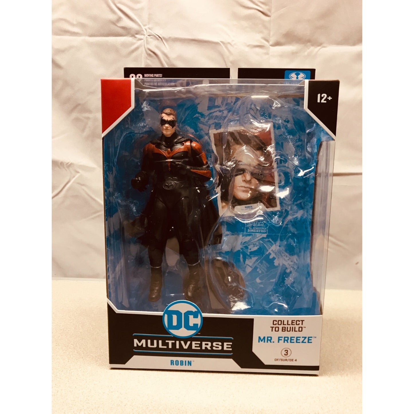 McFarlane Toys - Batman & Robin - Robin Figurine - Missing BAF front of package displaying action figure