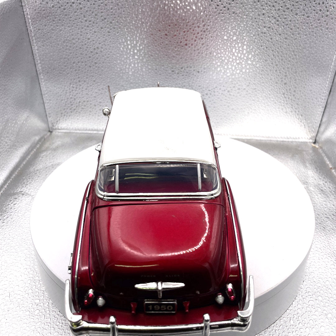 Motor Max 1955 Chevrolet Bel Air Burgundy Die Cast, Scale: 1/18, No. 73184 rear view