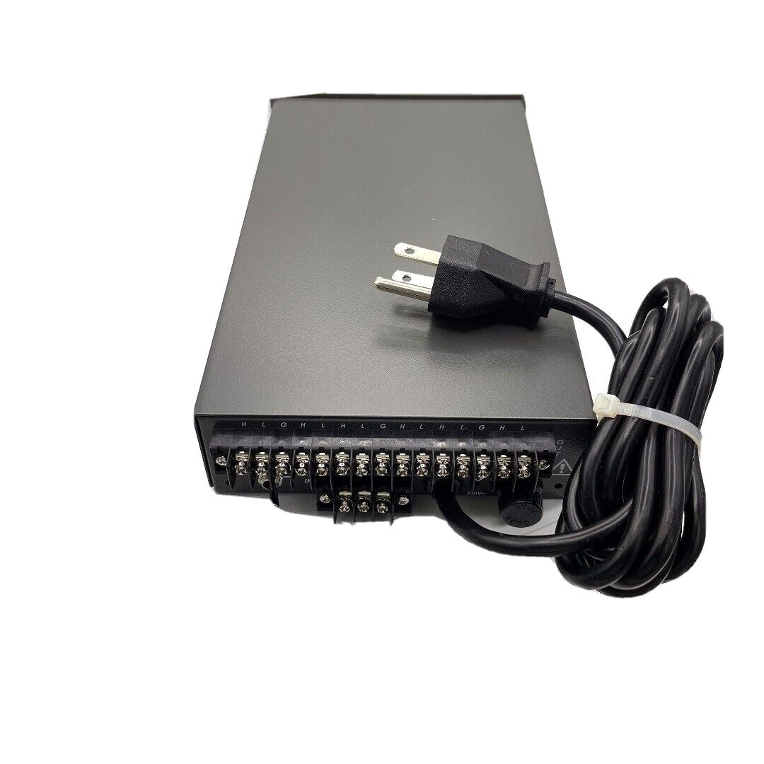LEITCH ADA-16 AUDIO, VIDEOTEK DAT-2, VDA-16 VIDEO back of unit with power cord