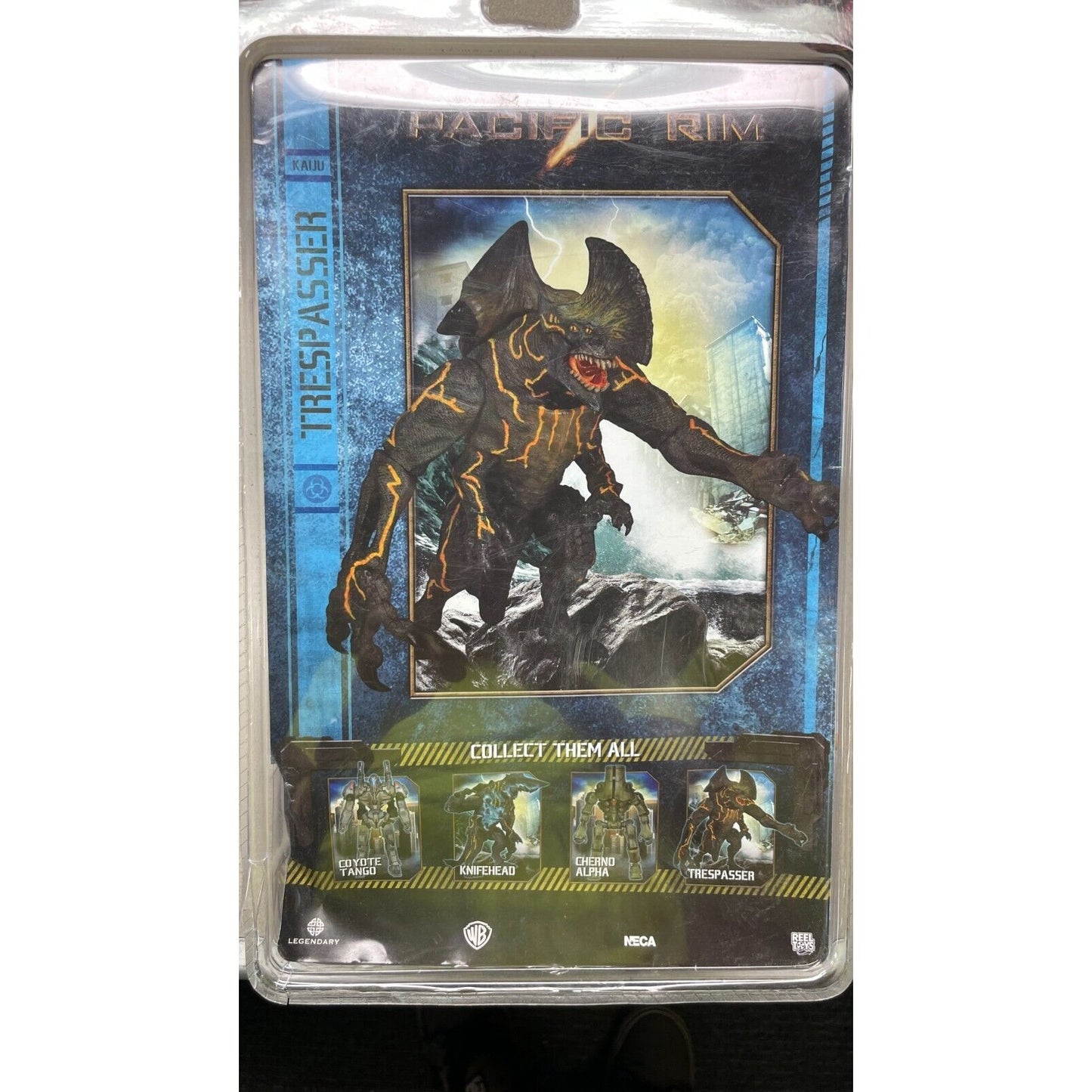 Pacific Rim Kaiju Trespasser Figure (packaging error, upside down)