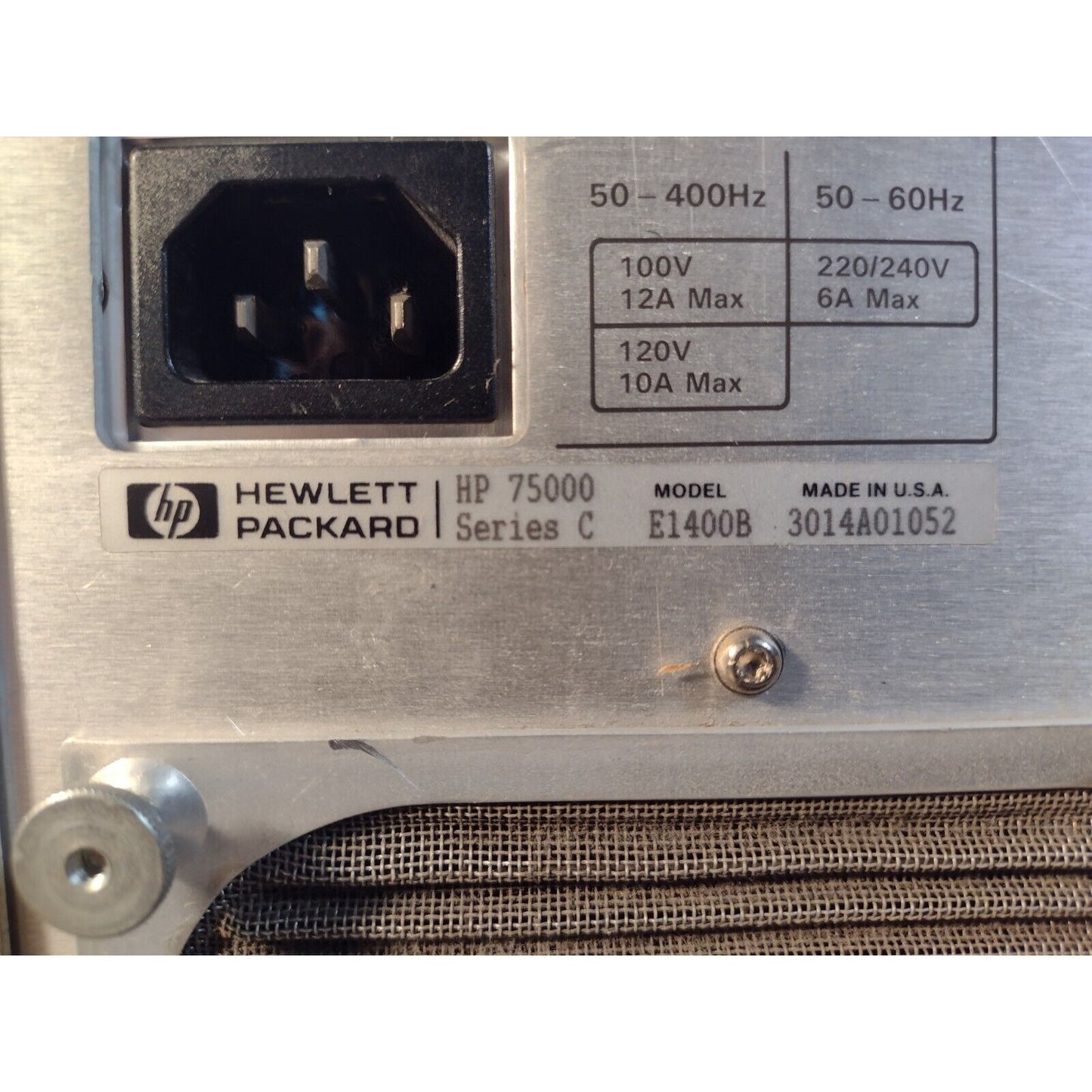 HP - Agilent - Keysight E1400B High Power VXI Mainframe, 7500, Series C