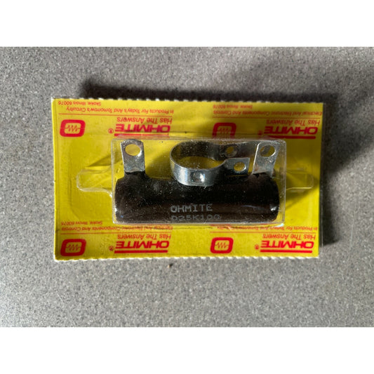 100 Ohm 25W Slide Adjustable Power Resistor OHMITE D25K100 in package