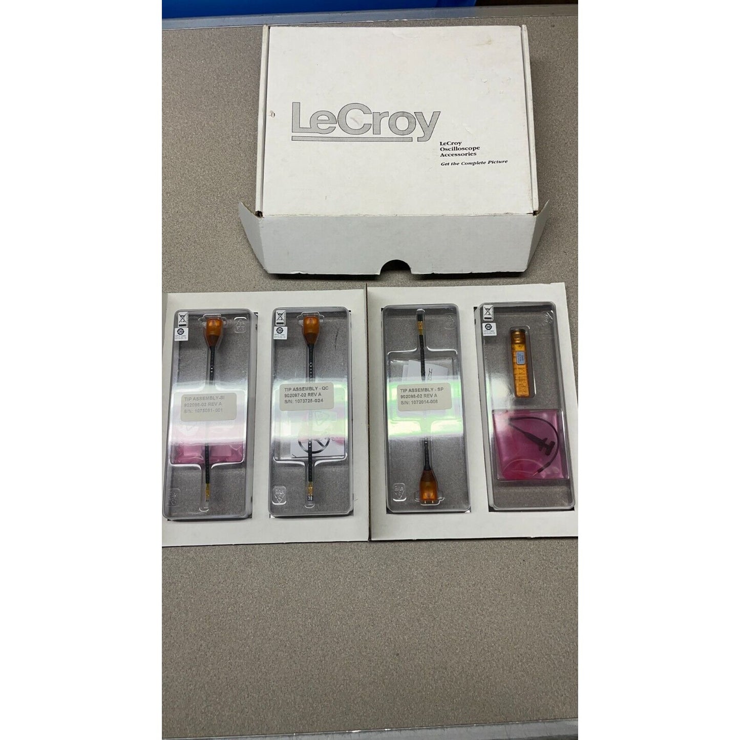 LeCroy Oscilloscope Accessories, D420, Probes/Tip Assemblies SP, QC and SI and D