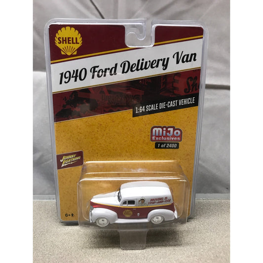 1940 Ford Delivery Van Chace Shell Mijo Exclusives front of package displaying Van