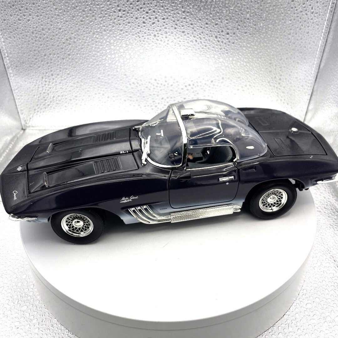 1961 Mako Shark Black Die Cast Scale: 1/18, No.68802 driver's side view