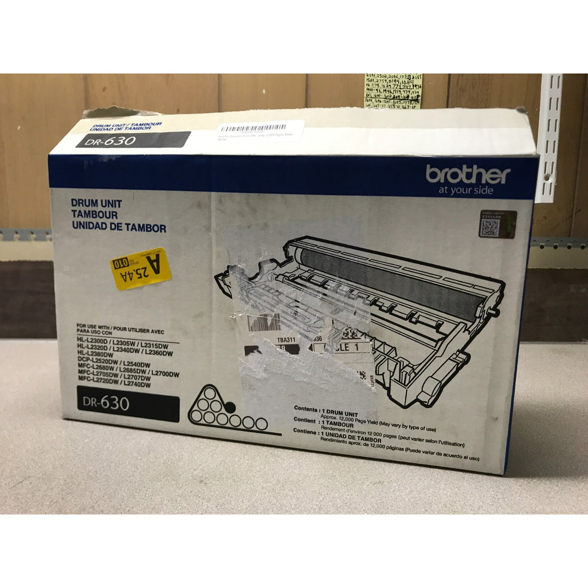 Brother DR-630 Drum Unit front of box