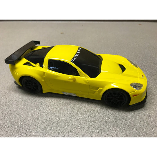 2012 Corvette C6-R Yellow Model Car 1:24 Scale passenger side view