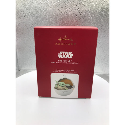2020 The Child Hallmark Keepsake Christmas Tree Ornament from Star Wars The Mandalorian front of box