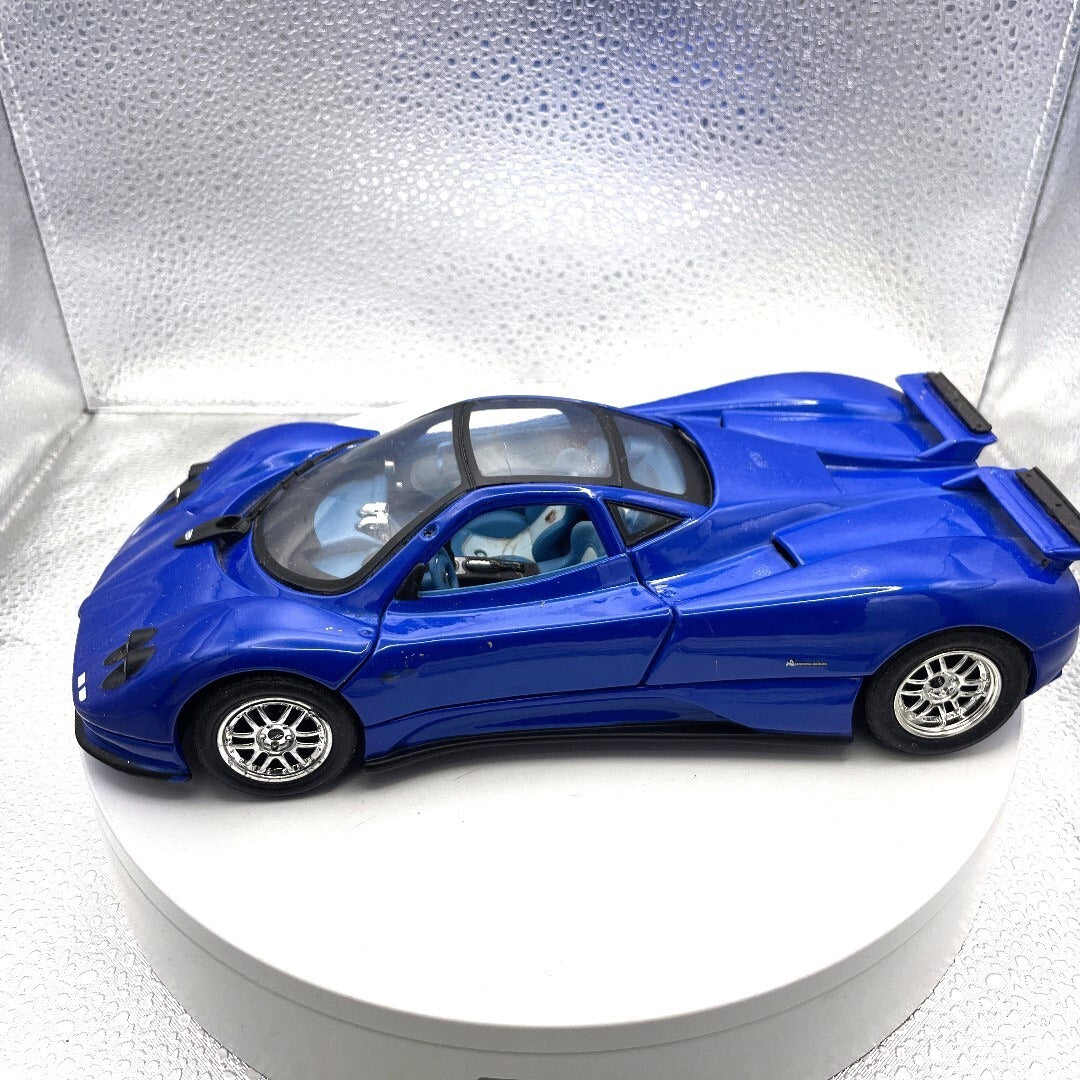 Motor Max Pagani Zonda C12 Blue Die Cast, Scale: 1/18 No. 73147 driver's side view