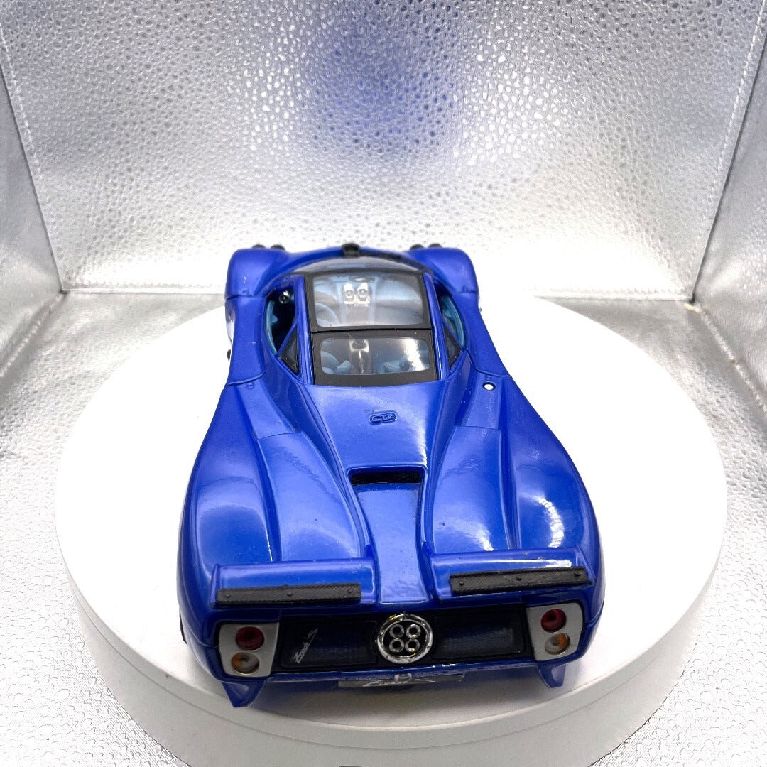 Motor Max Pagani Zonda C12 Blue Die Cast, Scale: 1/18 No. 73147 rear view