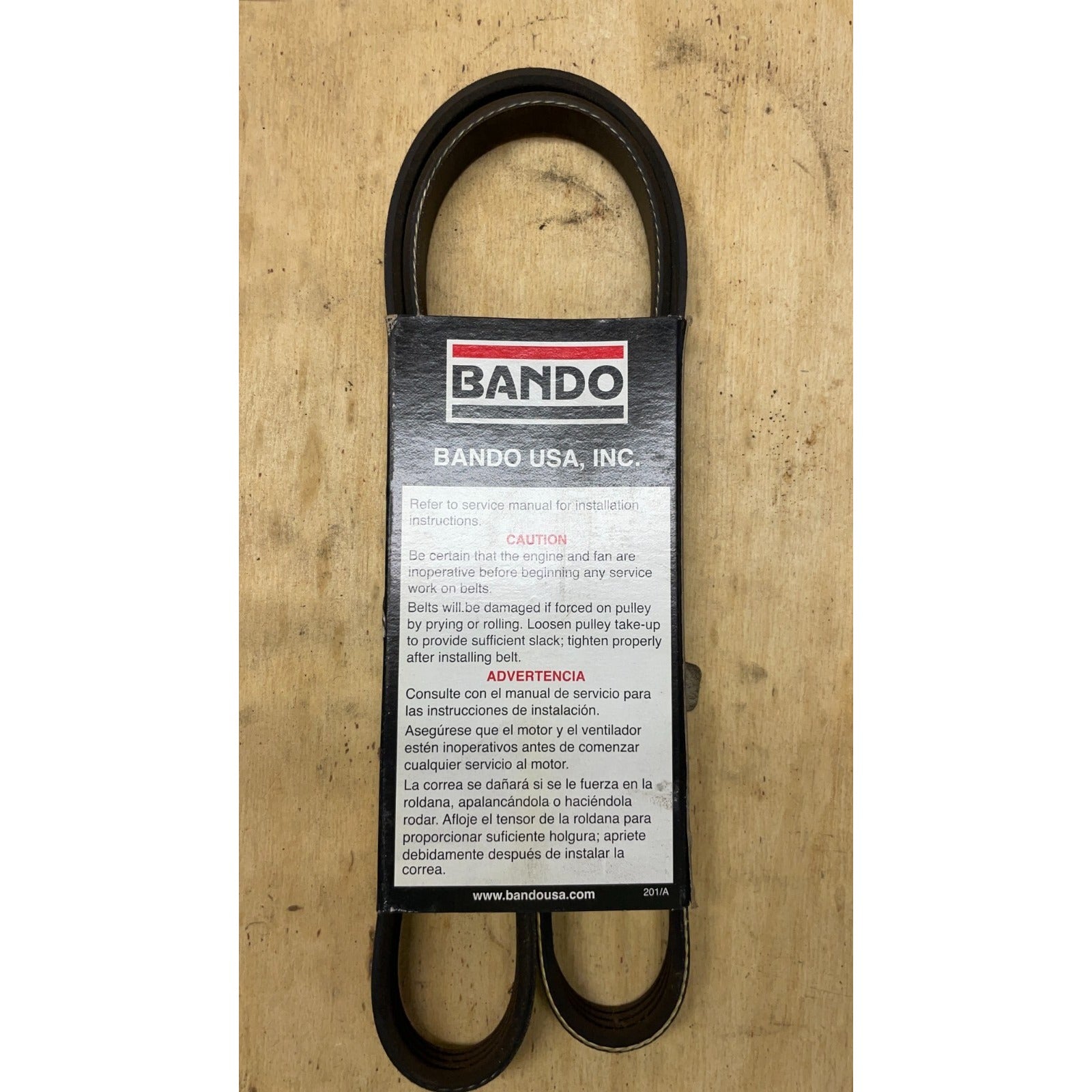 Bando 4PK1140 Automotive Belt back of package