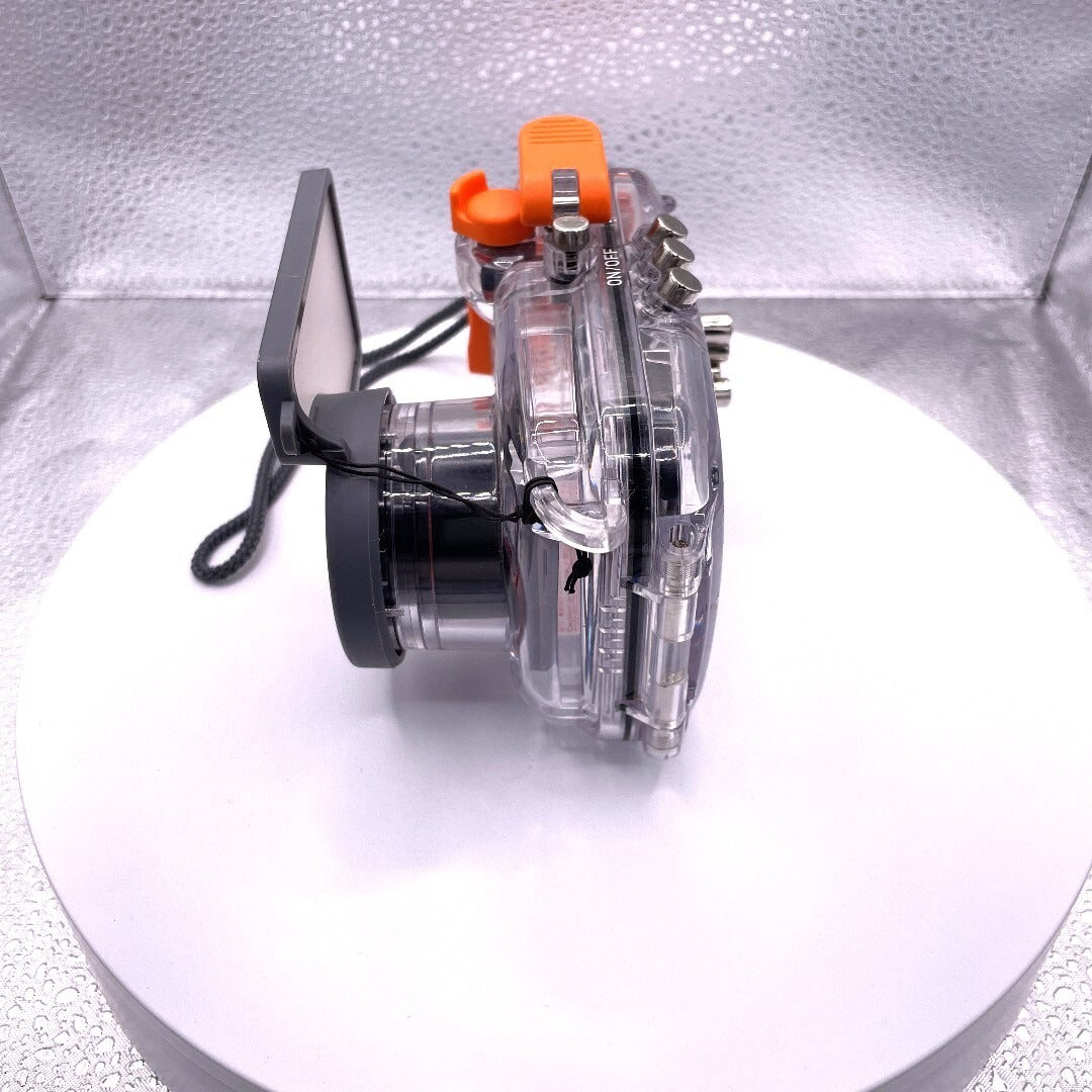 EXILIM 40mm/130ft Waterproof Case EWC-80 CASIO Underwater Camera Case side view