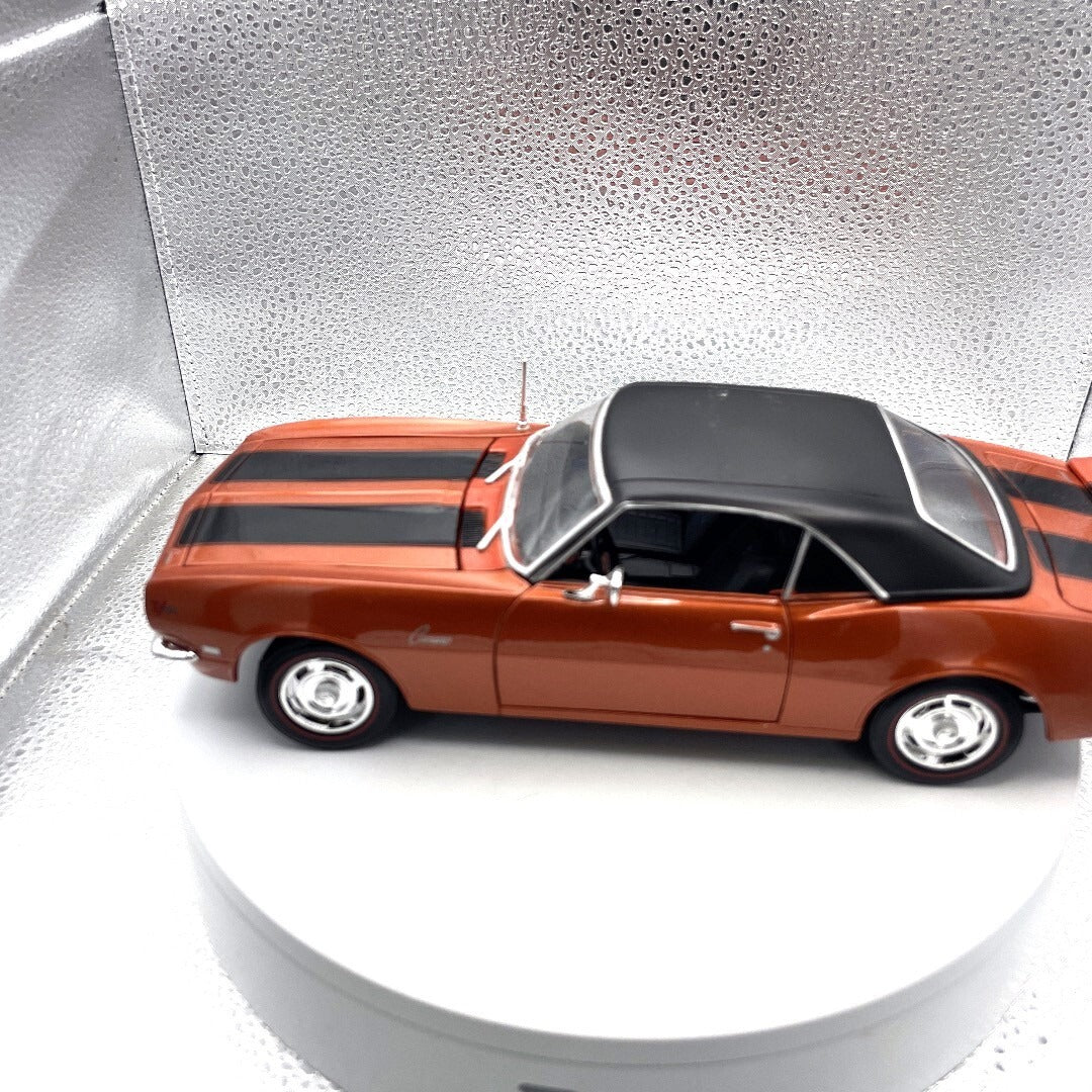 Maisto 1968 Chevrolet Camaro Z/28 Bronze Die Cast, Scale: 1/18 11530 driver's side view
