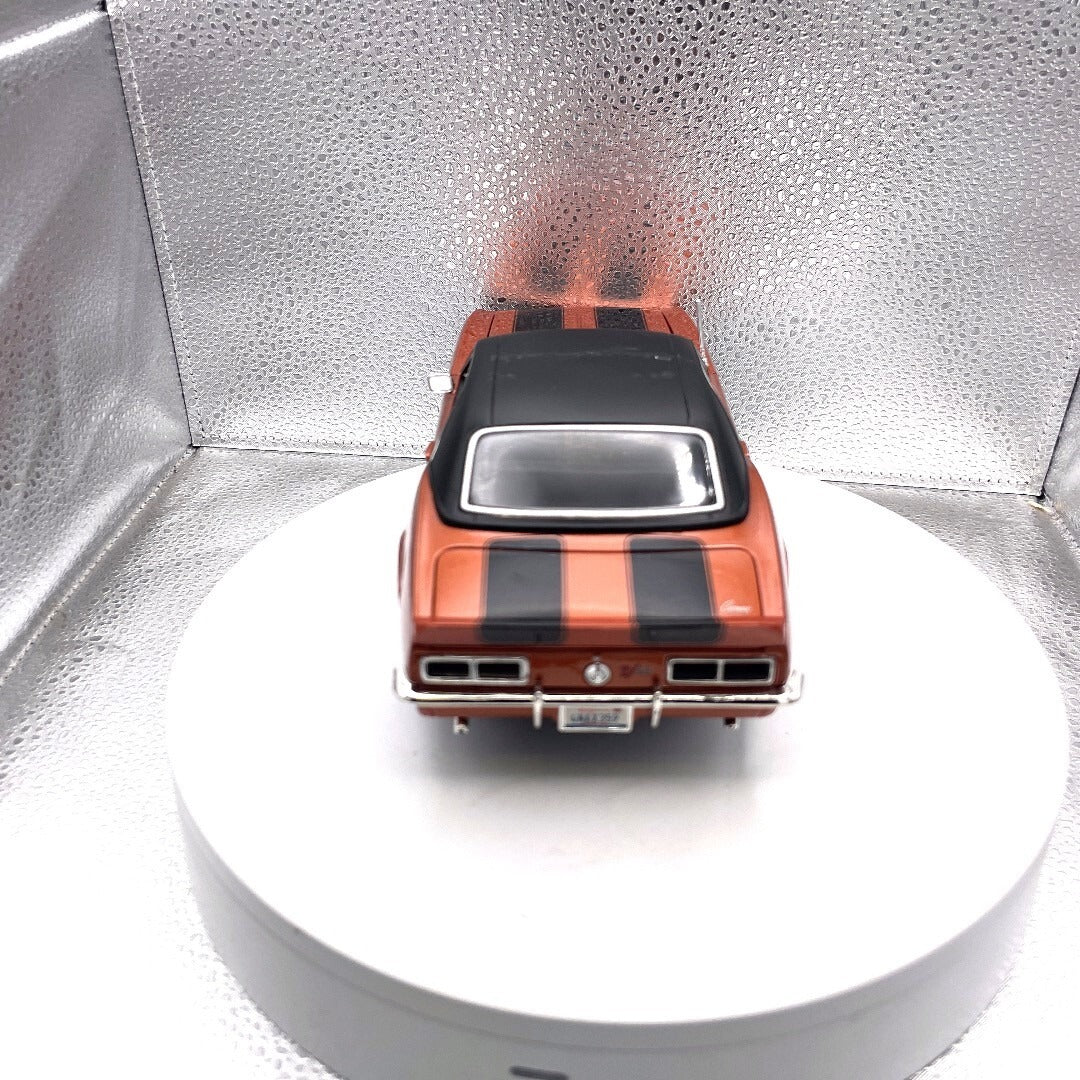 Maisto 1968 Chevrolet Camaro Z/28 Bronze Die Cast, Scale: 1/18 11530 rear view
