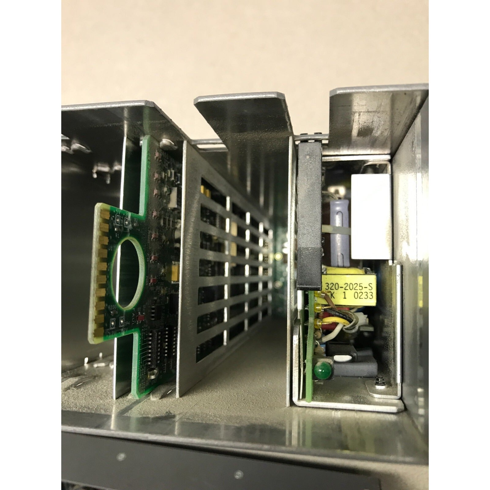 Grass Valley Group 8900 Series Chasis with cards internal view boards closeup