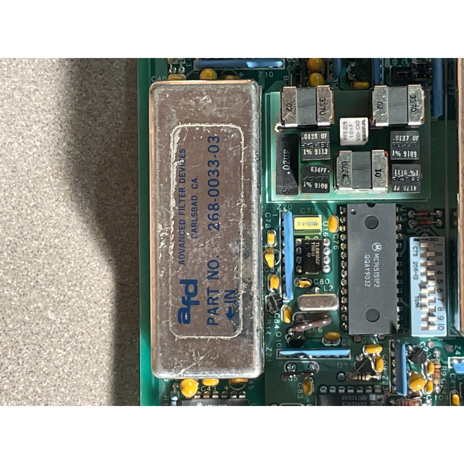 GRANGER ASSOCIATES DTL-7300 CHANNEL MODEM MODEL 4 ASSY 065-2795-II MODEL 4 close up