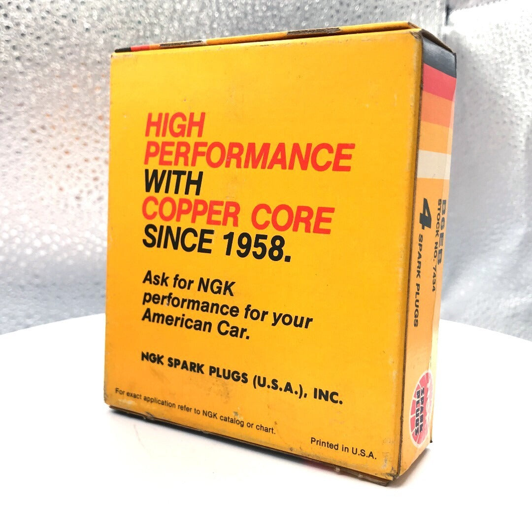 NGK Spark Plugs B6EB Stock No. 7434 - Lot of 4 back of box