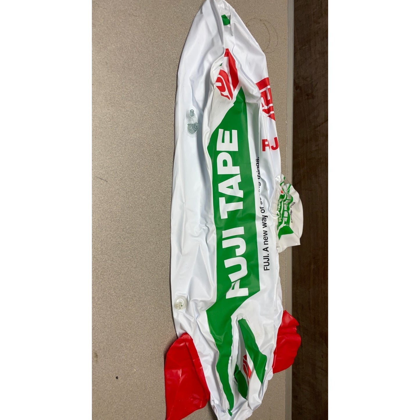 Fuji Tape 28 Inch Inflatable Blimp, Airship Fuji deflated