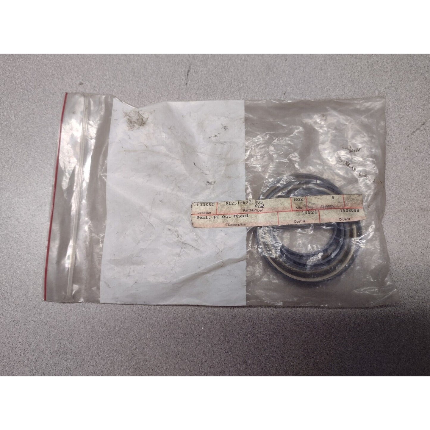 1979-1981 Honda OEM Dust Seal, FT Out Wheel, Part 91251-692-003