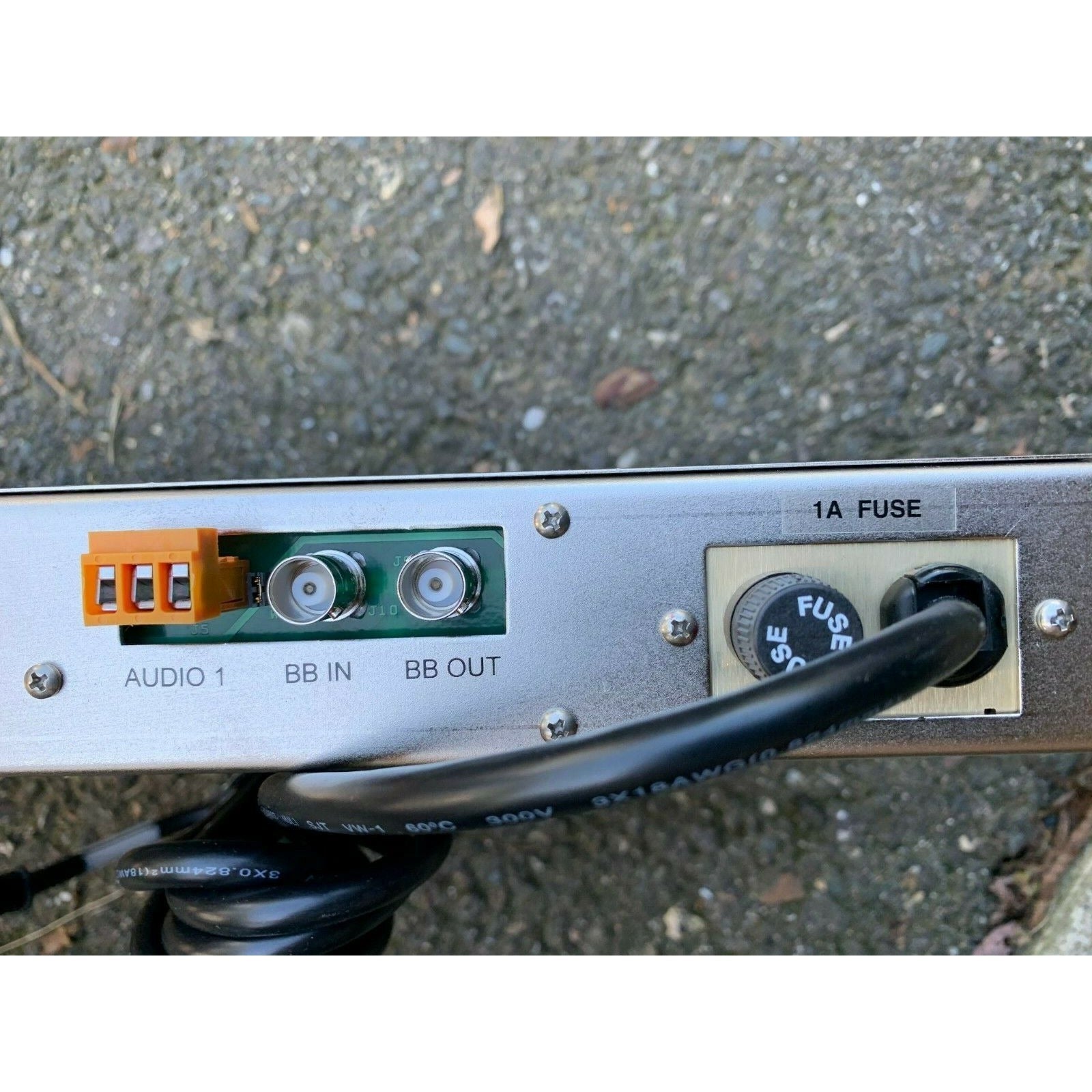 Microwave Radio 845570-11 REV.a PAC-10 Audio Modulator connector close up