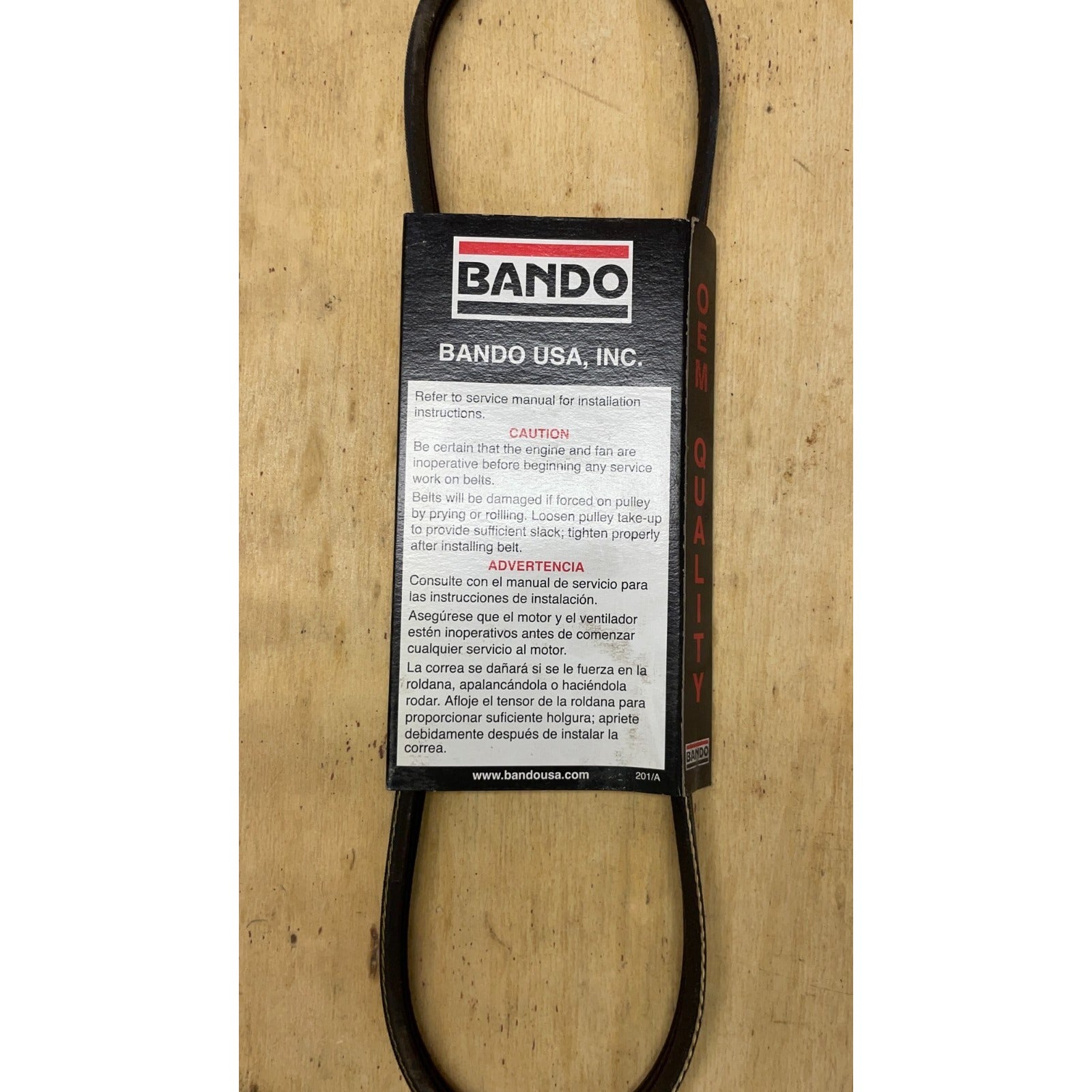 Bando 3PK760 Belt, 3PK-760, 300K3 back of package