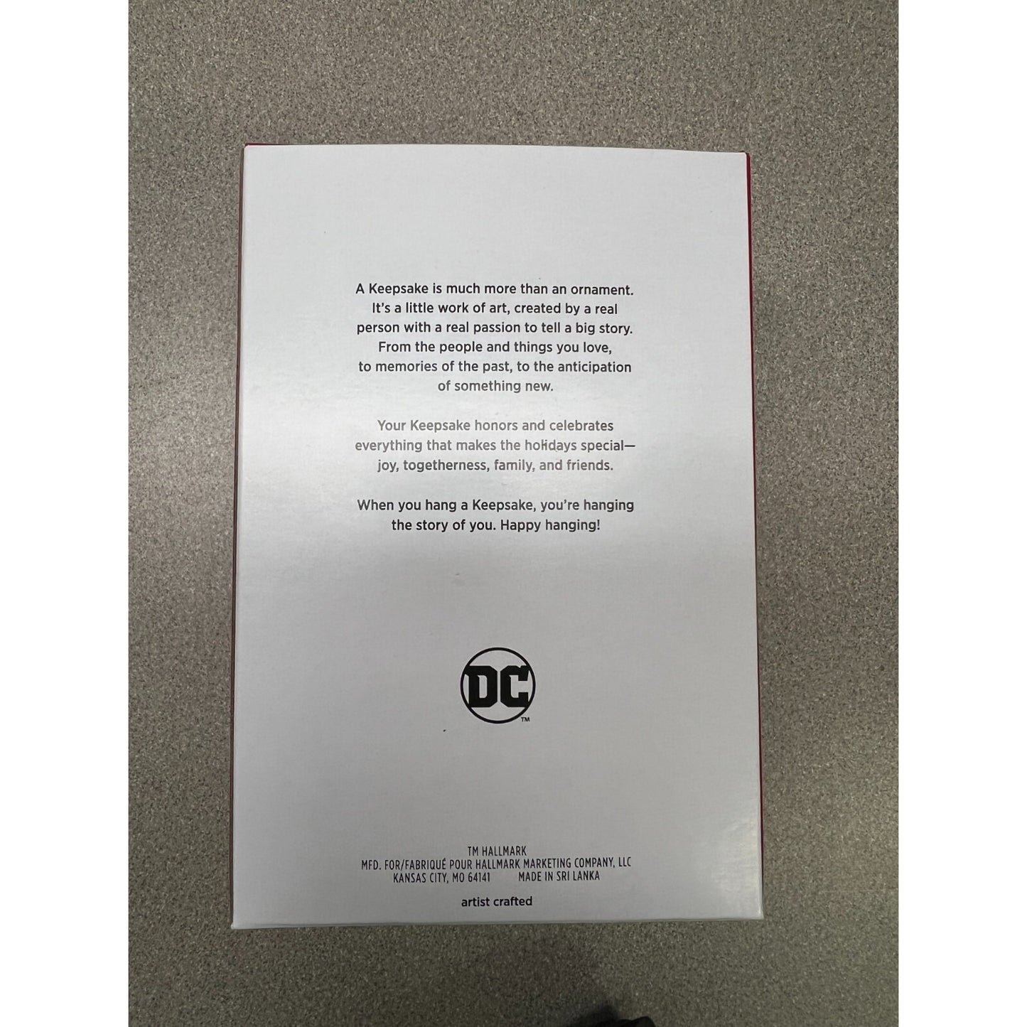 Hallmark Keepsake: Shazam! Fury of the Gods (2023 DC Comics)
  back of box item description