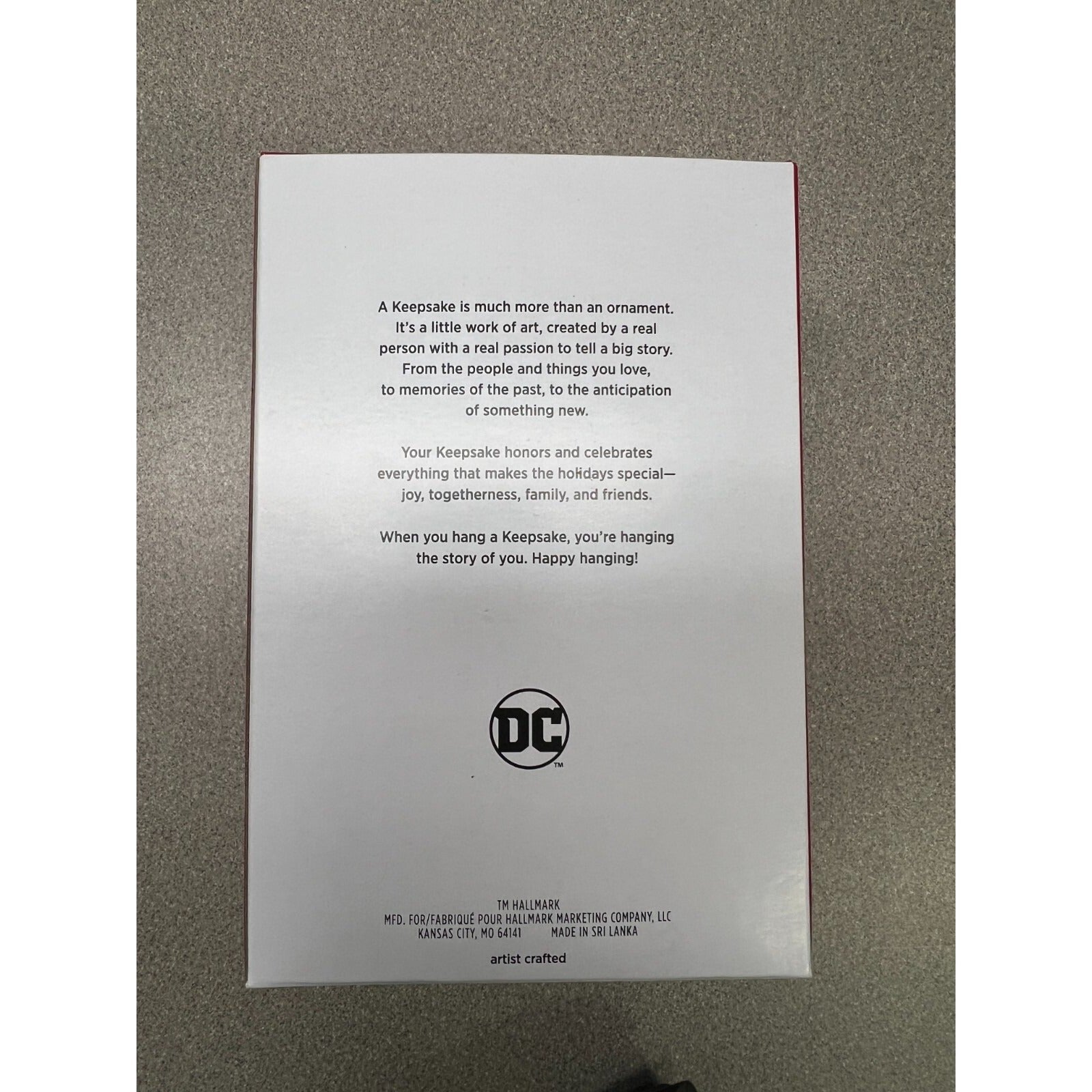 Hallmark Keepsake: Shazam! Fury of the Gods (2023 DC Comics)
  back of box item description