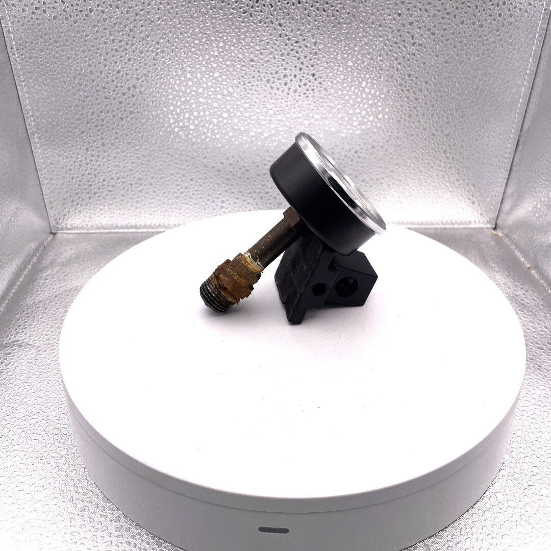 ENFM Temperature and Pressure Gauge 2.5in - Made in Holland side view