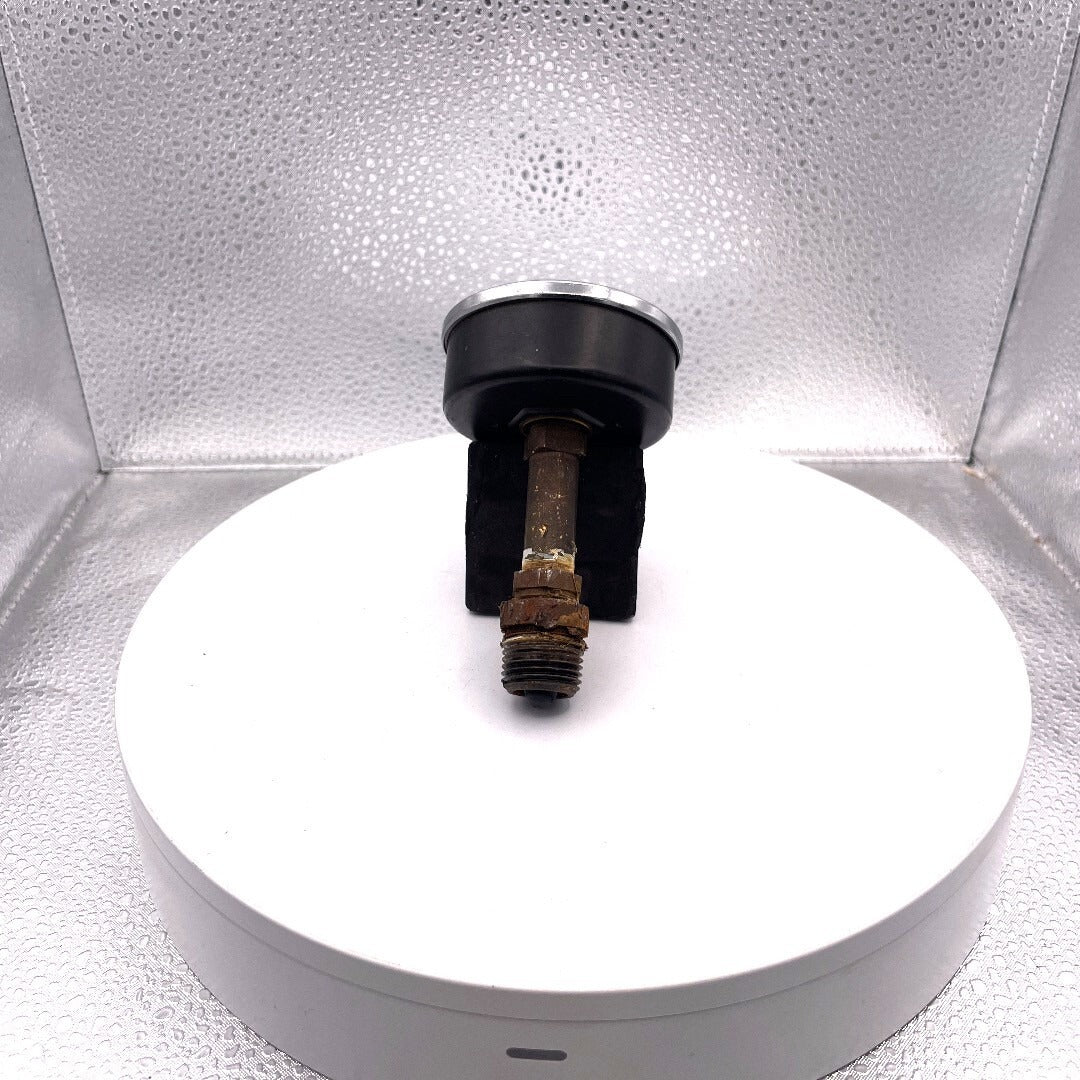 ENFM Temperature and Pressure Gauge 2.5in - Made in Holland back view with connection