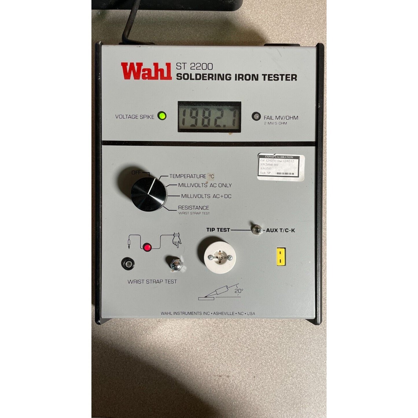 Wahl ST 2200 Soldering Iron Tester