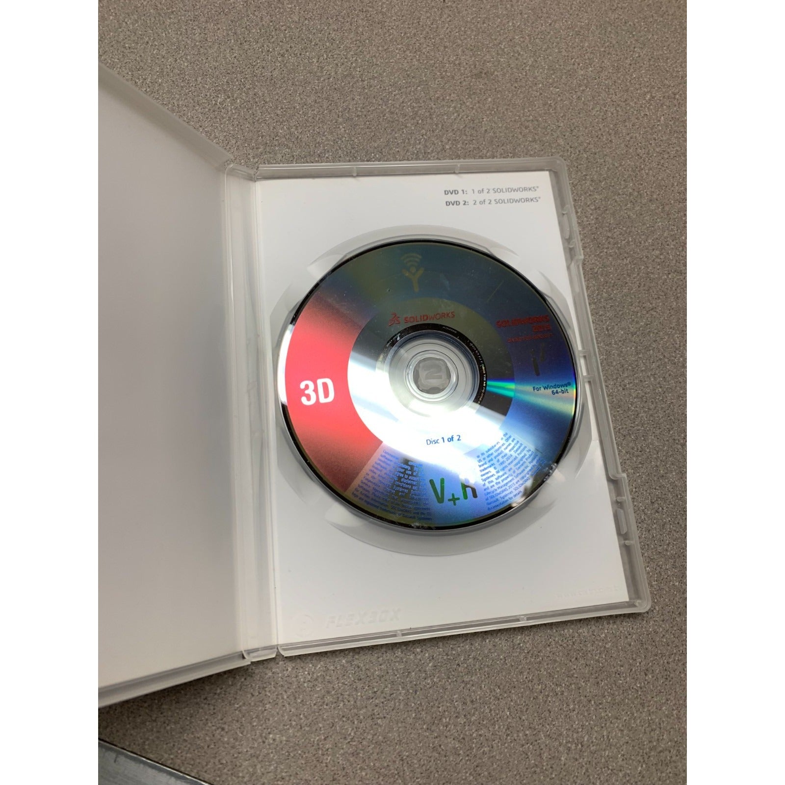 SOLIDWORKS 2015 3D Experience for Windows - Discs only disc in case