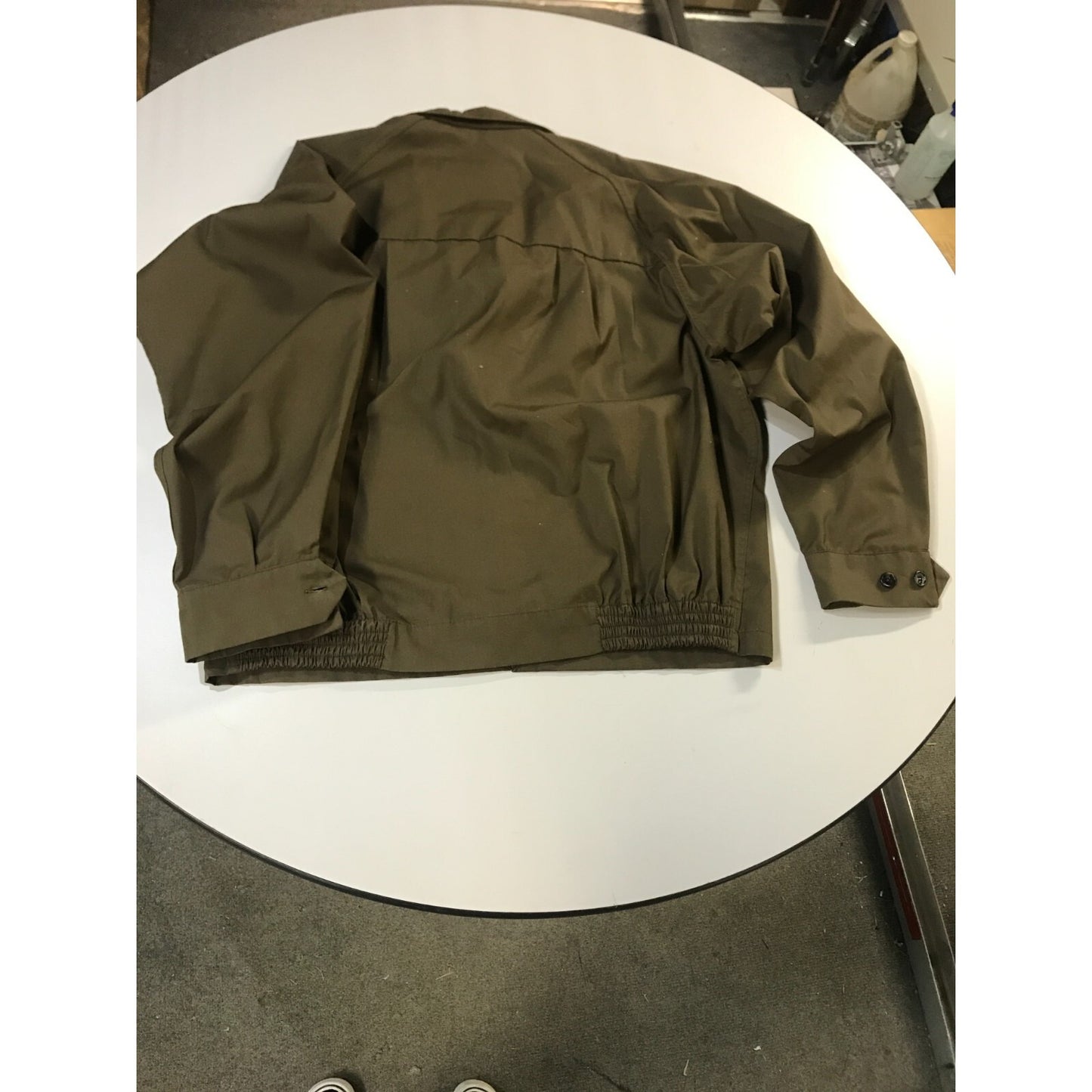 London Fog MainCoats Mens Brown Jacket Size 40R, Cotton/Poly Blend, Washable back view