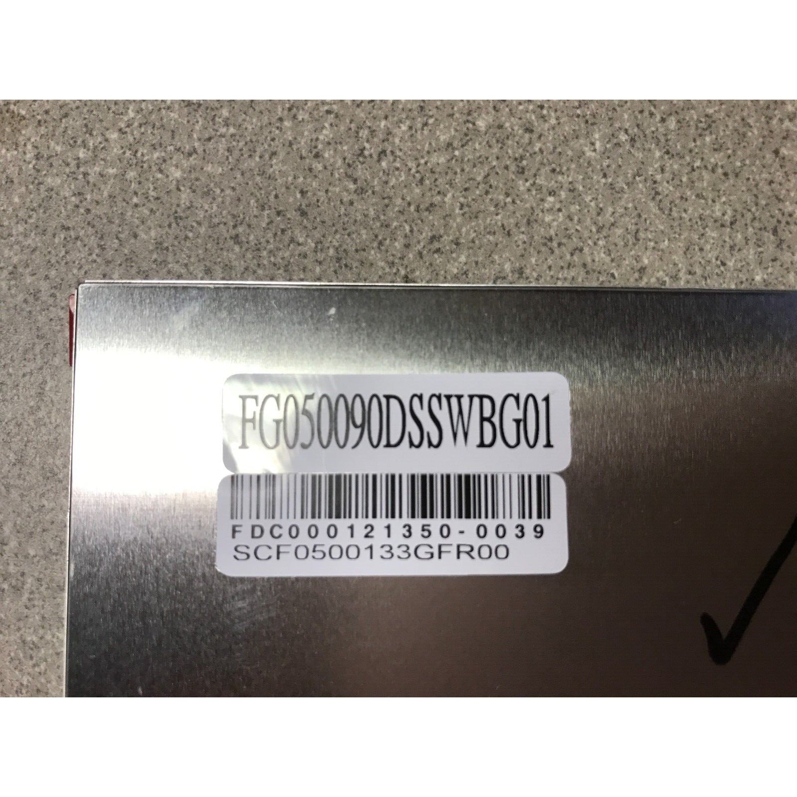 Data Image LCD Display SCF0500133GFR00 FG050090DSSWBG01 label closeup