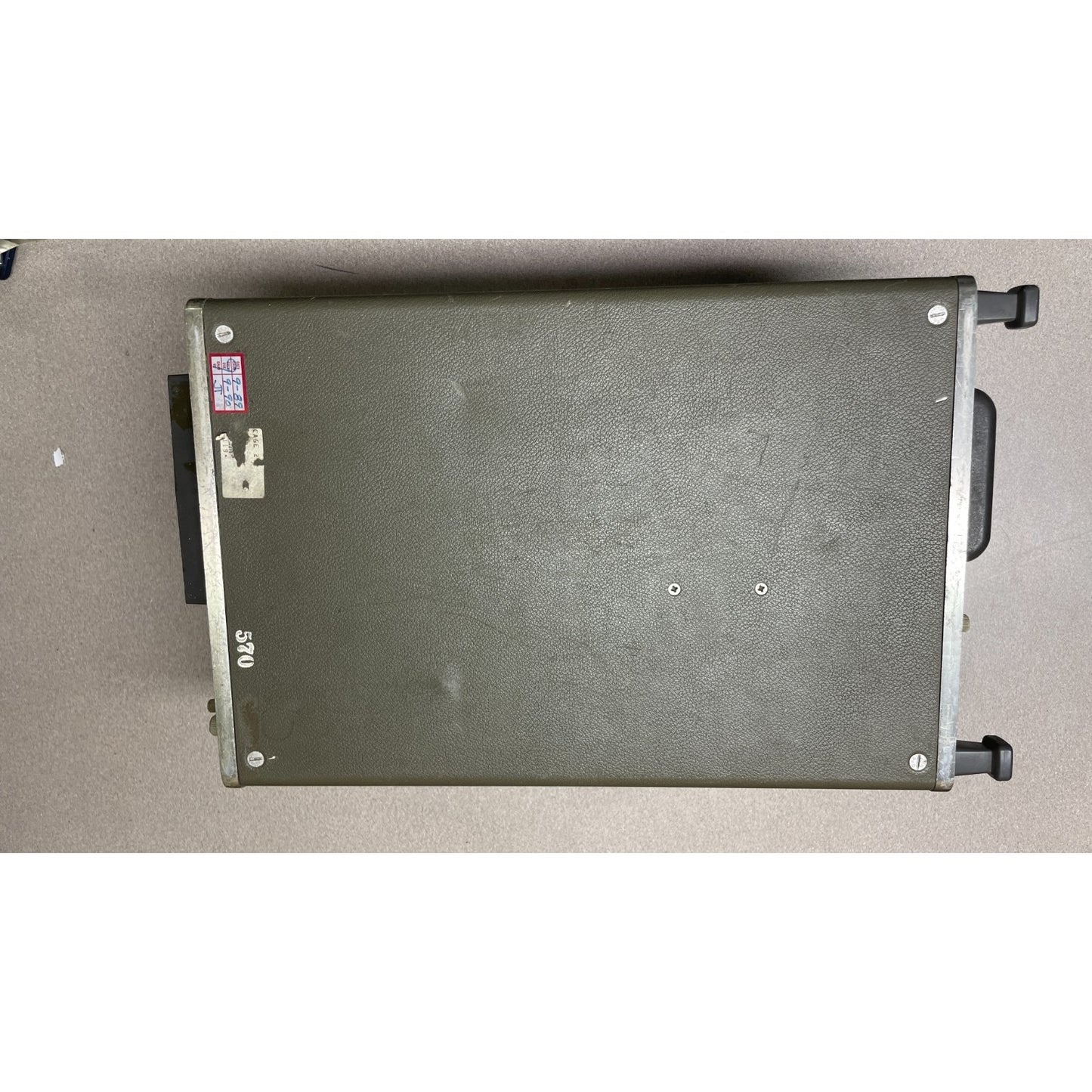 HP 3580A Spectrum Analyzer top view