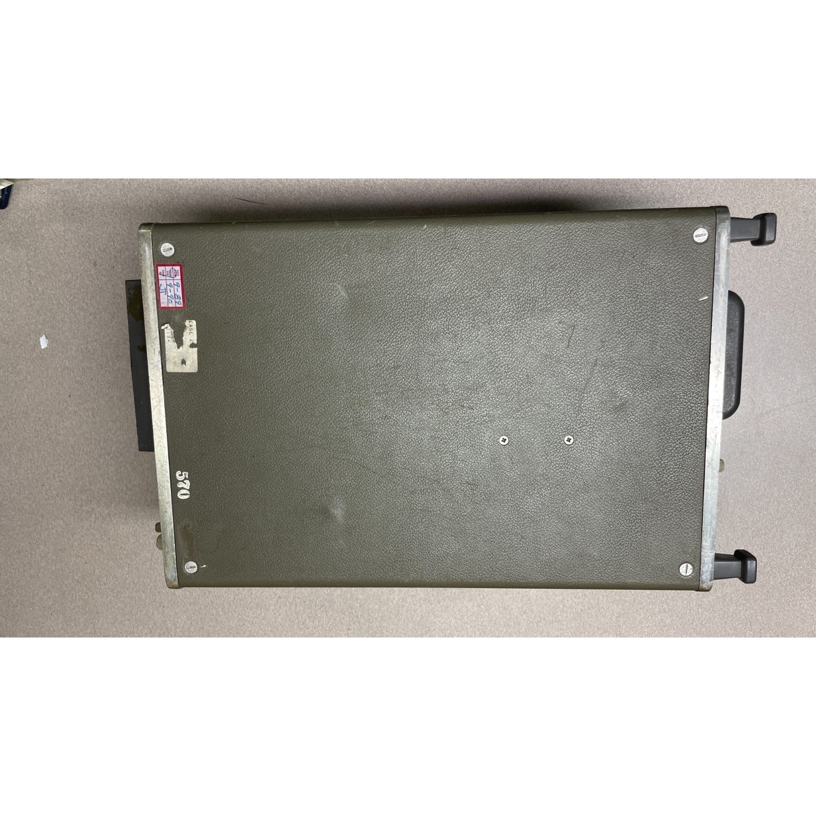 HP 3580A Spectrum Analyzer top view