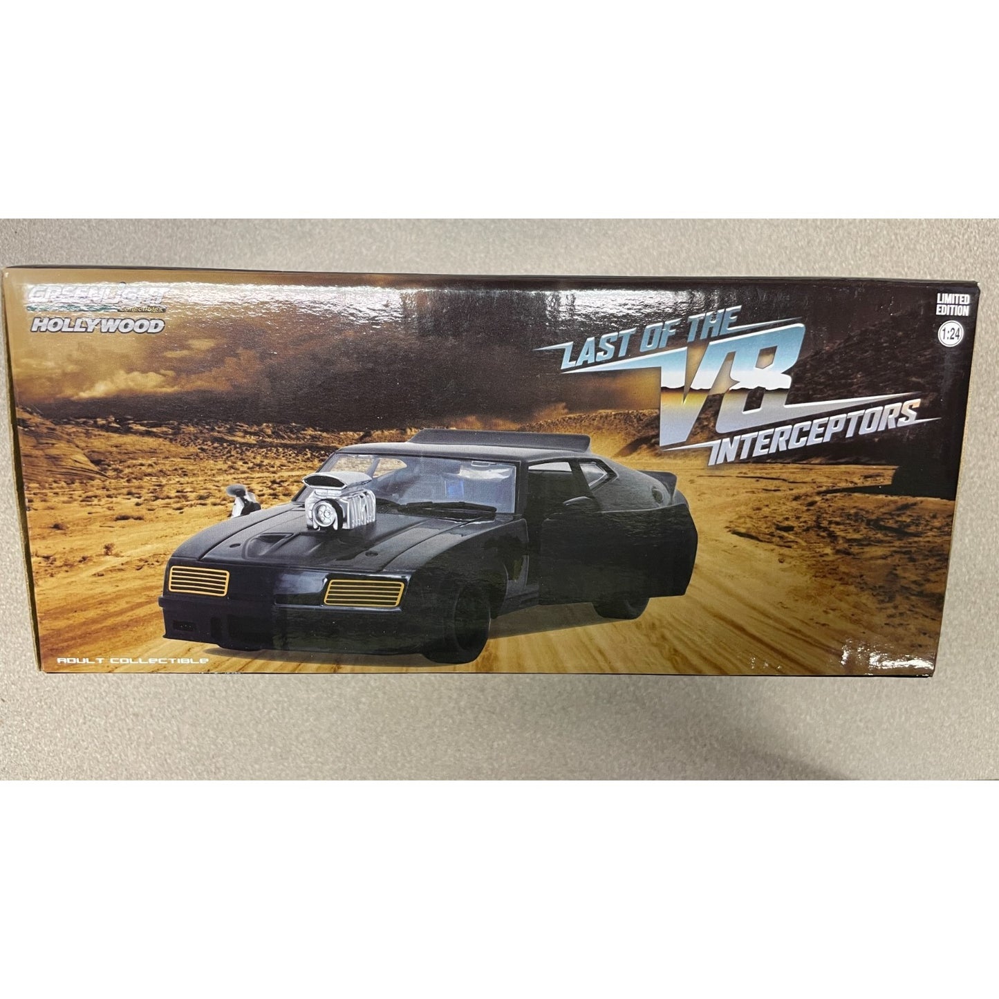 Greenlight HollyWood 1973 Ford Falcon XB, Last of the V8 Interceptors back of package
