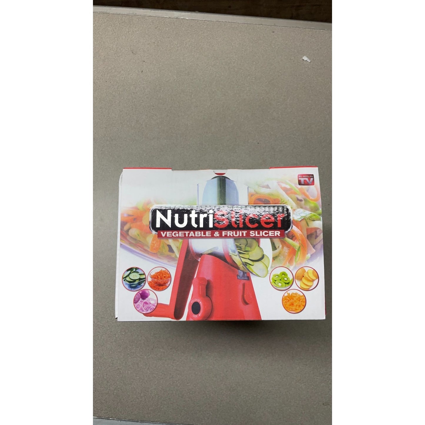 NutriSlicer Vegetable and Fruit Slicer top of box