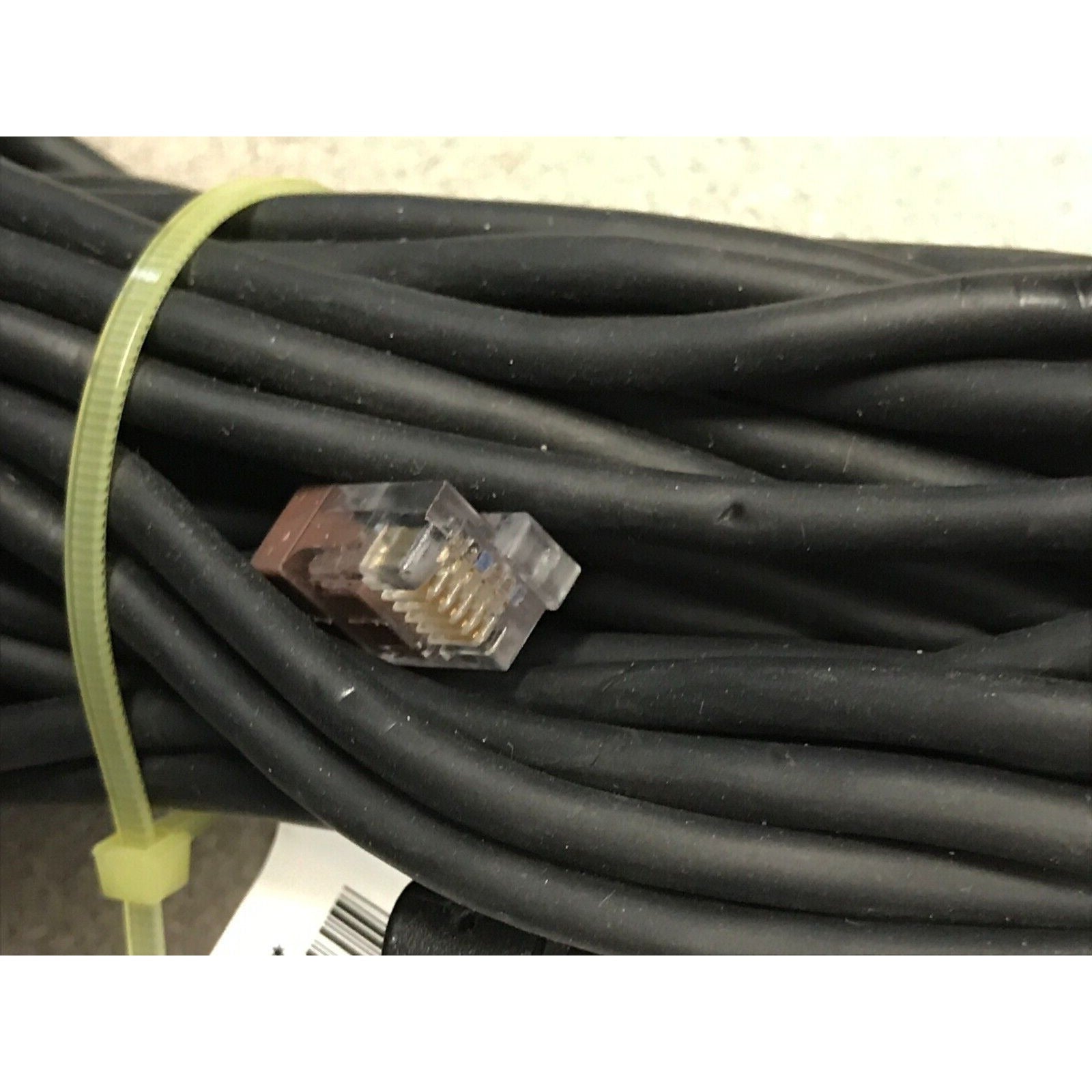 ~40ft RJ12 DEC to RJ12 DEC Modular male to male extension
 connector closeup