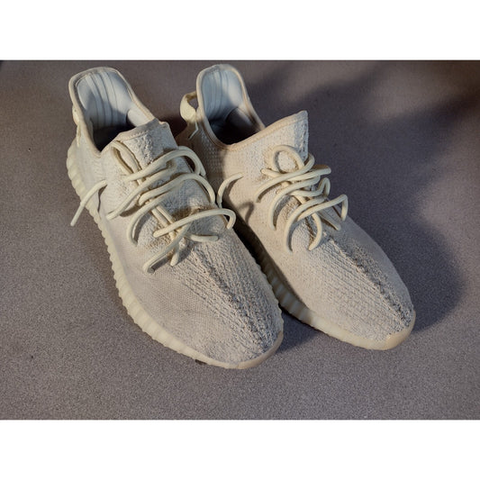 Adidas Yeezy Boost 350 V2, US Size 12 Mens, F36980 Butter top/front of shoes