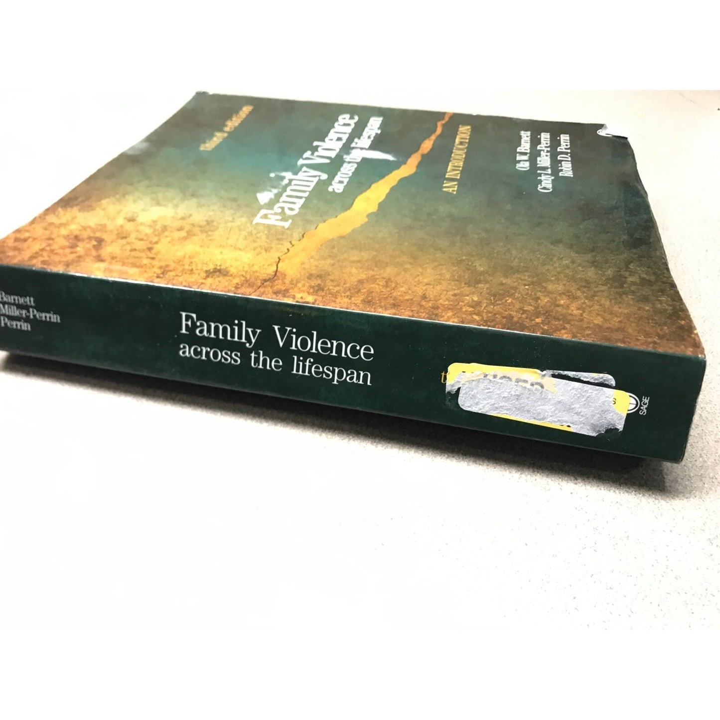 Family Violence across the Lifespan 3rd Ed. Barnett, Miller-Perrin, Perrin book spine