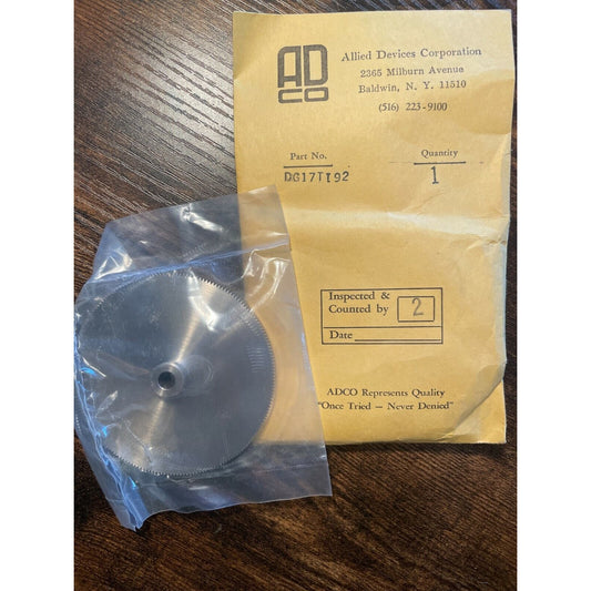Allied Devices Corp DG17T192 Gear